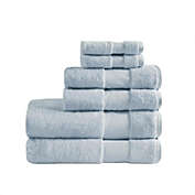 Belen Kox 100% Cotton 6 Piece Bath Towel Set Light Blue
