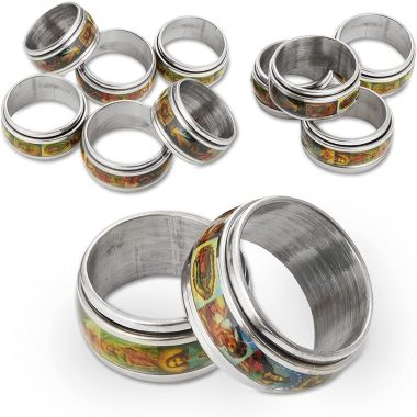 Kicko Religious Surgical Steel Rings - 12 Pack - for Kids, Favors,  Stockings, Prizes | Bed Bath & Beyond
