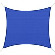 Outsunny 20' x 16' Rectangle Sun Sail Shade Canopy Shade Sail Cloth for Outdoor Patio Deck Yard,  Blue