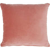 HomeRoots Home Decor. Pink Velvet Modern Throw Pillow.