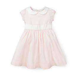Hope & Henry Baby Seersucker Peter Pan Collar Dress (Light Pink Seersucker, 18-24 Months)
