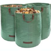 Mekkapro 3-Pack 72 Gallons Garden Bag - Reusable Yard Waste Bags, Lawn Pool Garden Waste Bag, Gardening Bags, Leaf Bag Lawn Bags