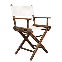 Prime Teak - Director's Chair with Natural Seat Covers