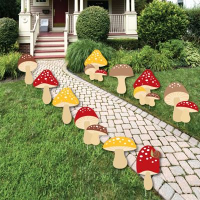 Mushroom gnomes little fun jardin décoration cadeau outdoor home toadstool ken 80253 