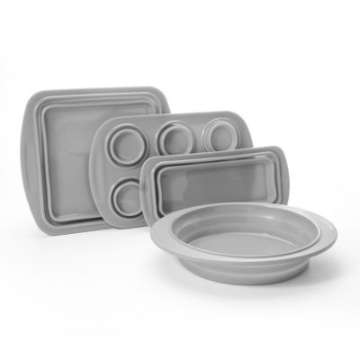 3 Pieces-NEW & OVP Silicone Fried and Bakeware Set 