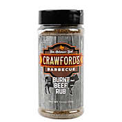 Crawford&#39;s Barbecue 10.4 Oz BBQ Burnt Beef Rub Smoky Flavor San Antonio&#39;s Best