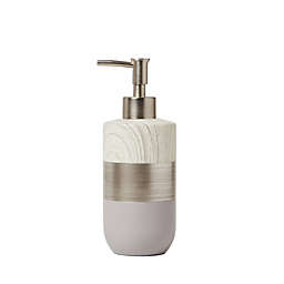 Saturday Knight Ltd Liselotte Soft Grays Bath Lotion Pump Dispenser - 7.8x2.96x2.96