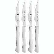 ZWILLING 4-pc Stainless Steel Serrated Steak Knife Set