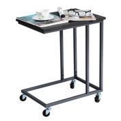 Gymax Laptop Holder Sofa Side End MobileTable Multiple Stand Desk Notebook Beside Grey