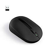 MIIIW M05 Wireless Mouse - 2.4G Wireless Computer Mouse with USB Nano Receiver, 1000 DPI, Ergonomic Design, Perfect for MacOS/Windows Computers, Laptops, Home and Office, Batteries Included, Black