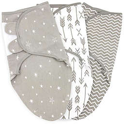 Bublo Baby Swaddle Blanket Boy Girl, 3 Pack Large Size Newborn Swaddles 3-6 Month, Infant Adjustable Swaddling Sleep Sack