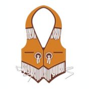Beistle Party Decorative Plastic Western Vest - 48 Pack