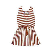 Deux par Deux Striped Dress With Pocket