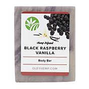 Oley Hemp Infused Black Raspberry Vanilla Soap Body Bar, 4.3 Ounces