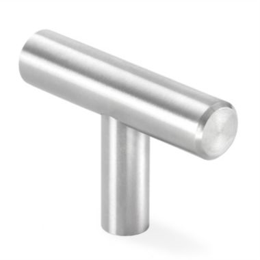 Cauldham Solid Stainless Steel Cabinet Hardware Euro Style Handle Pull Brushed Satin Nickel. View a larger version of this product image.