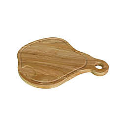 Olive wood Pear-Shaped CUTTING BOARD with handle