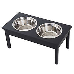 PawHut 2 Stainless Steel Pet Bowls, 23