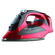 Brentwood Steam Iron With Retractable Cord - Red