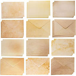 Best Paper Greetings 60 Blank Notecards and 60 Antique Envelopes for Invitations, Greeting Cards (5 x 7 In)