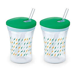NUK Evolution Straw Cup, 8oz, 2 pack, Green