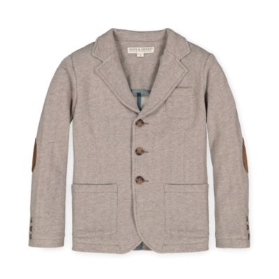 Hope & Henry Boys&#39; Suit Jacket In Knit Fleece, Brown, 3
