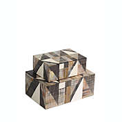 GAURI KOHLI Amalfi Decorative Boxes, Set of 2