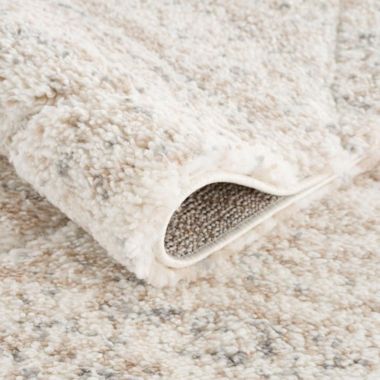 Serta 100% Polypropylene Serta Talas Shag Area Rug, Cream (ST35-0252). View a larger version of this product image.