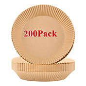 Kitcheniva Disposable Round Non-Stick Baking Paper Liner 200 Pcs