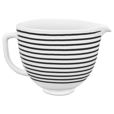 KitchenAid 5-Quart Horizontal Stripes Ceramic Bowl