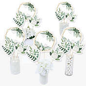 Big Dot of Happiness Boho Botanical - Greenery Party Centerpiece Sticks - Table Toppers - Set of 15