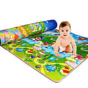 Infinity Merch Baby Kid Crawl Carpet Fantasy Kingdom Fruit Letters Play Game Mat