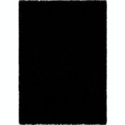 L'baiet Malibu Collection Julia Black Shag Runner Rug