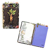 Harry Potter Mandrake Floral 5-Tab Spiral Notebook   75-Page Bound Sketchbook Journal, Work Memo Notepad With Lined Paper, Travel Diary Writing   Home School Supplies For College, Business