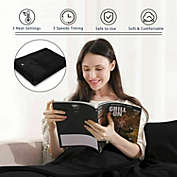 Htwon Heated Blanket Electric Throw Blanket Fast Heating Soft Comfortable Blanket