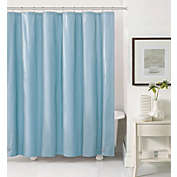 Kate Aurora Hotel Heavy Duty 10 Gauge Vinyl Shower Curtain Liners - Baby Blue 72" x 72" Standard Shower Curtain LIner