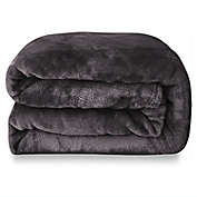 Kitcheniva Extra Soft Elegant Bed Warm Emergency Blanket, Gray-King size