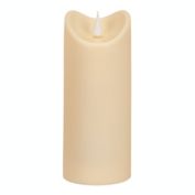 Melrose Decorative Simplux Plastic Outdoor Candle W/Moving Flame (Set Of 2) 2.75"D X 7"H