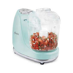 Oster Three Cup Chopper, 2 Speed Settings, Perfect Pastels, Light Blue