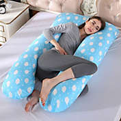 Kitcheniva Pregnancy Pillow(2 Sides)-U Shaped Maternity Body Pillow, Blue