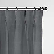 6ix Tailors Fine Linens Vanessa Charcoal Pinch Pleat Drapery Panel Pair