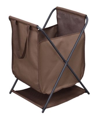 Proman Products Multifunctional Storage Bag with Heavy Duty Metal Frame - Brown