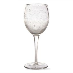 Tag  Bubble Glass Tall Wine Drinking Glass 15 ounce, Clear