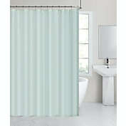 Hotel Collection Water Resistant Fabric Shower Curtain Liner - Seamist/Aqua