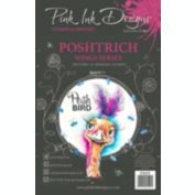 Pink Ink Designs Postrich A5 Clear Stamp