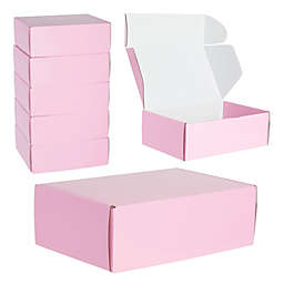 Stockroom Plus Pink Corrugated Packaging Boxes for Shipping, Small Business, Mailing Gifts (9 x 6 x 3 Inches, 25 Pack)