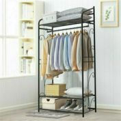 Infinity Merch Rail Wire Garment Rack Heavy Duty Coat Rack 3 Tiers