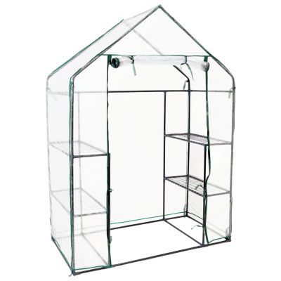 Gardening 4 Tier Greenhouse Grow House for Garden Plants Kingfisher New 