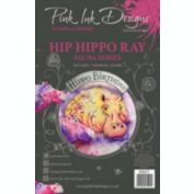 Pink Ink Designs Hip HippoRay A5 Clear Stamp