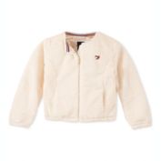 Tommy Hilfiger Toddler Girl&#39;s Faux Fur Jacket Brown Size 3T