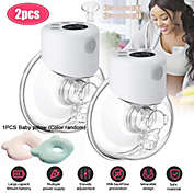 Infinity Merch Electric Breast Pump Wearable Automatic with Baby Pilllow 2Pcs